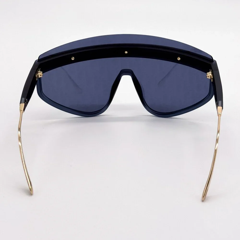 NEW DIOR SUNGLASSES DIORCLUB M2U 31B8 SHIELD GOLD/BLUE UNISEX EYEWEAR DIOR - Picture 6 of 11